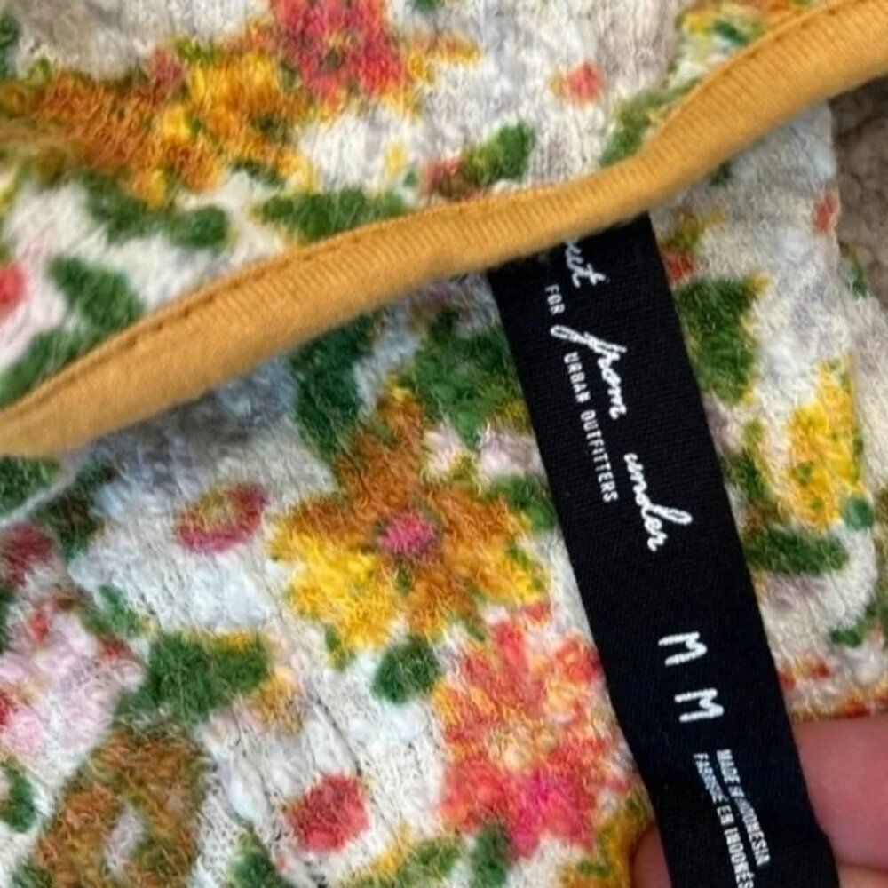 Urban Outfitters Out From Under Charlie Botanical Print Bodysuit - Picture 6 of 7